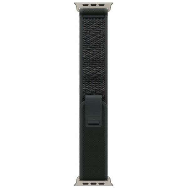 APPLE Watch 49mm Loop Black Trail Loop - M/L - Natural Titanium Finish mxtr3zm/a
