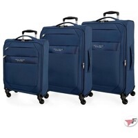 ROLL ROAD ROYCE Set kofera 3 / 1 sa 4 tockica PLAVI