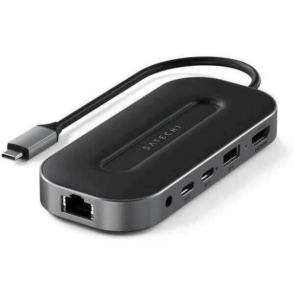 SATECHI USB-4 Multiport W2.5G Ethernet Black USB C HUB ST-U4MGEM