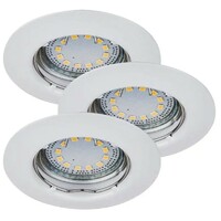 RABALUX Lite LED ugradni spot GU10 3x3W 3000K beli