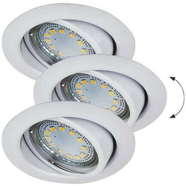 RABALUX Lite LED ugradni spot GU10 3x3W beli