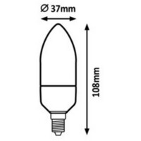 RABALUX Sijalica LED E14 C37 8W 760lm 4000K