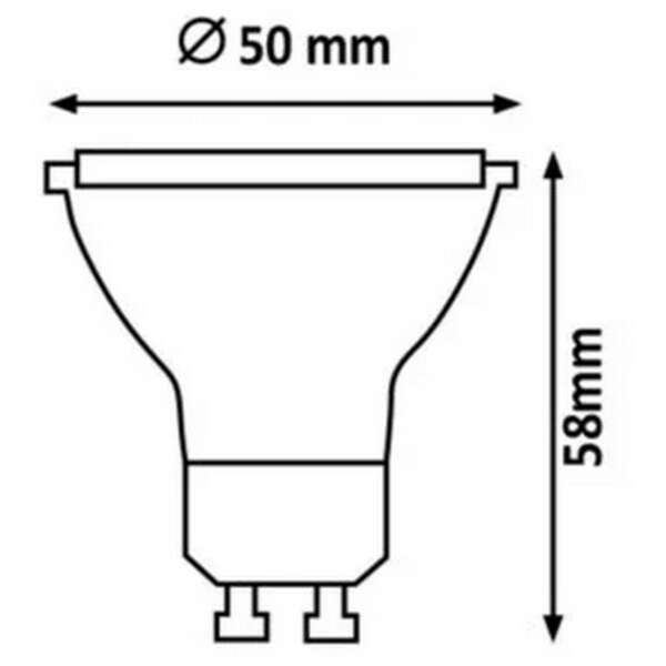 RABALUX Sijalica SMD-LED GU10 6W 450lm 4000K dimabilna