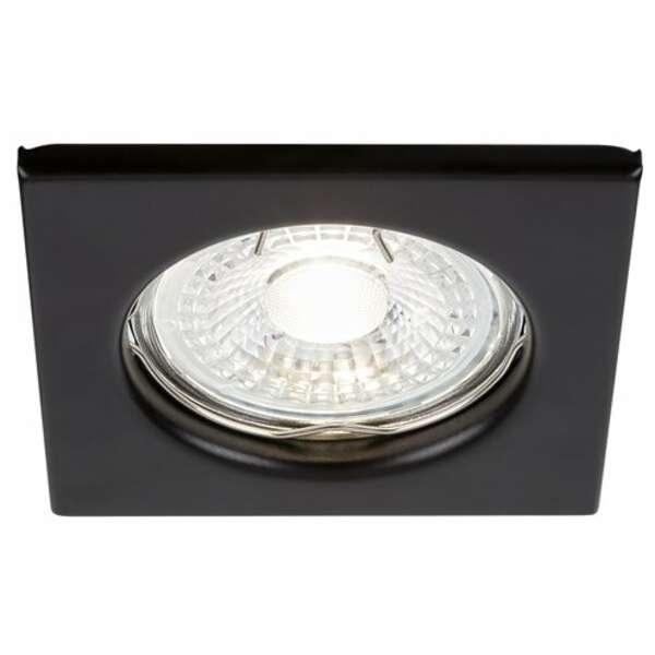 RABALUX Spot Relight, ugradna crna rozetna metal cetvrtasta