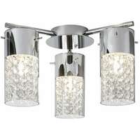 RABALUX Niagara, plafonska kupatilska lampa, E14 / 3x max. 4