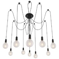 RABALUX Caspar Visilica 10x60W,mat crno