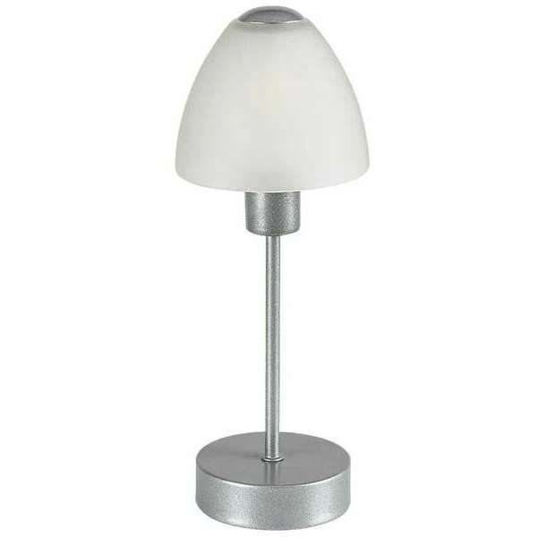 RABALUX Lydia, stona lampa, srebrna metalna