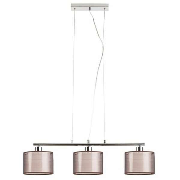 RABALUX Anastasia Visilica E27 3x60W hrom/braon