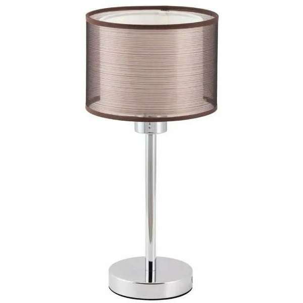RABALUX Anastasia stona lampa E27 60W hrom/braon