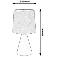 RABALUX Nalani stona lampa E14 40W,bež