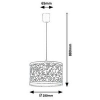 RABALUX Hanka visilica E27 40W,belo