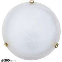 RABALUX Alabastro plafonjeraD30 E27 60Wbelo/zlato