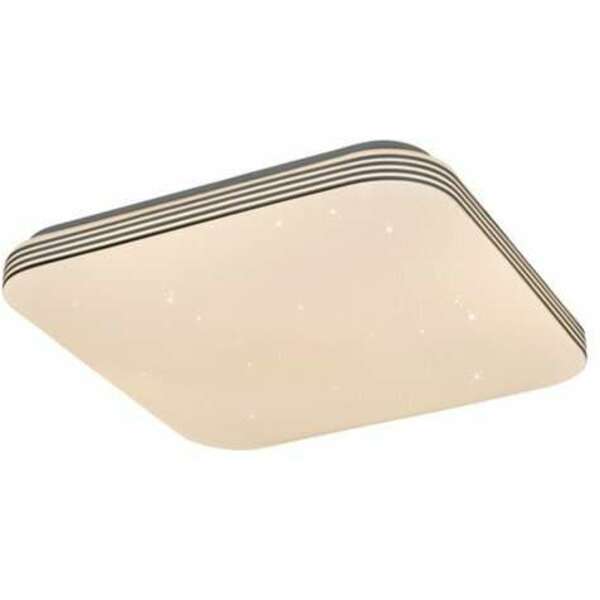 RABALUX Oscar plafonjera kvadrat LED 36W 4000K 53cm silver zvezdana