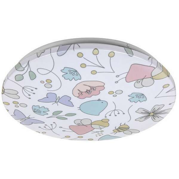 RABALUX Hanka plafonjera LED 24W 3000K okrugla 38cm cvetovi/leptiri