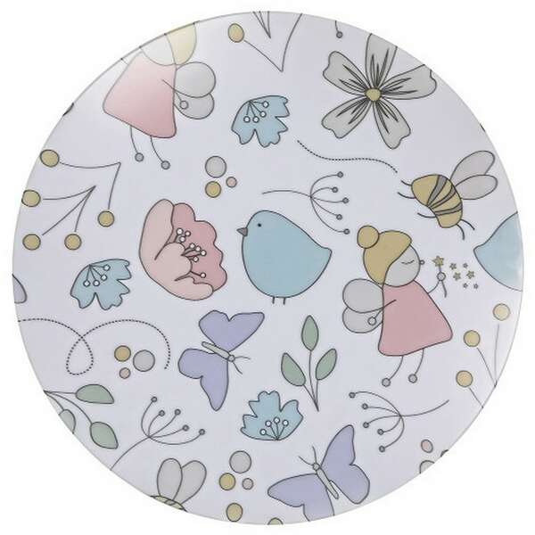 RABALUX Hanka plafonjera LED 24W 3000K okrugla 38cm cvetovi/leptiri