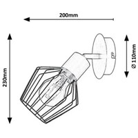 RABALUX Belano,spot, E27 40W