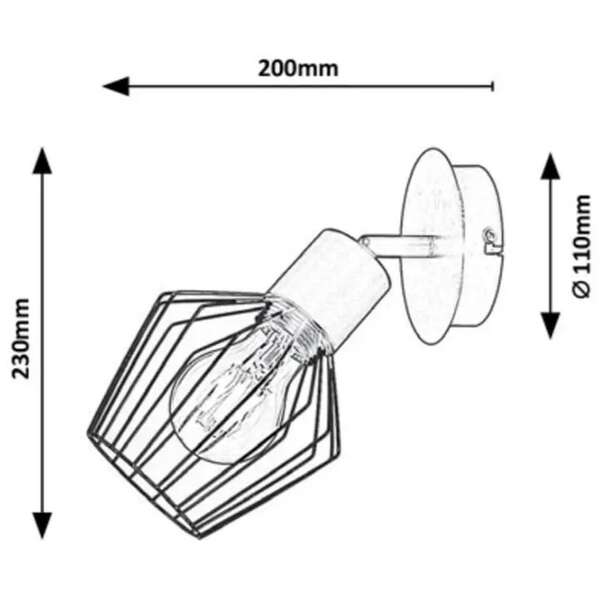 RABALUX Belano,spot, E27 40W