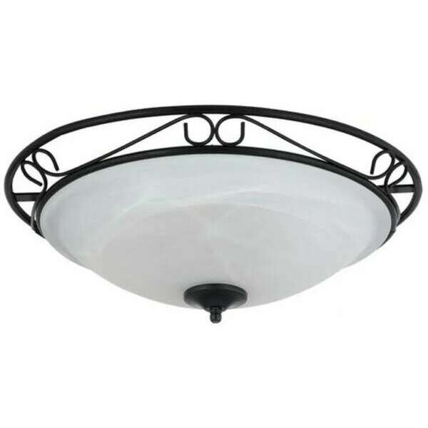 RABALUX Athen plafonjeraD47 E27 3x60W mat crno