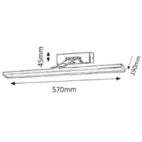 RABALUX Picture slim 60 LED 12W