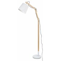 RABALUX Thomas podna lampa E27 60W belo+drvo