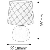 RABALUX Ellie stona lampa E14 max 40W svetlo roze