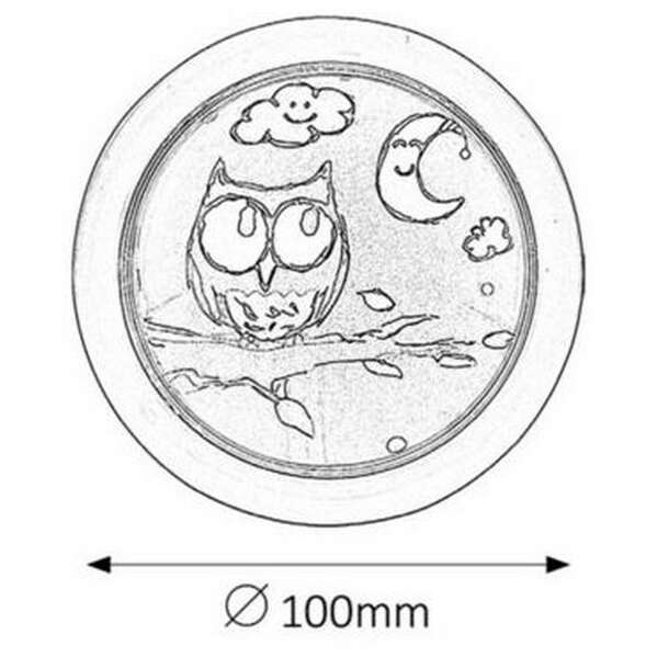 RABALUX Shepherd lampa sa taster prekidacem LED 0,3W