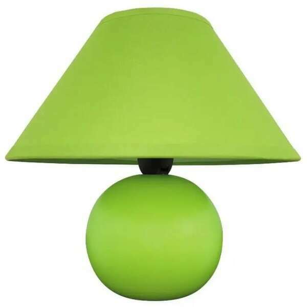 RABALUX Ariel keramicka stona lampa E14 40W, zeleno