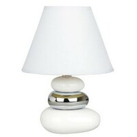 RABALUX Salem keramicka stonaE14 40W belo-srebro