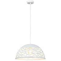 RABALUX Norena,visilica E27 60W,mat belo