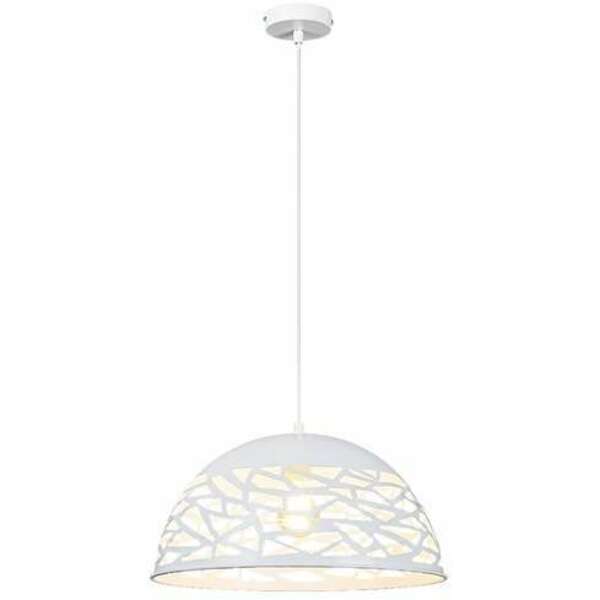 RABALUX Norena,visilica E27 60W,mat belo