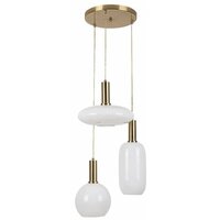 RABALUX Sinopia,visilica E27 3x60W,zlato