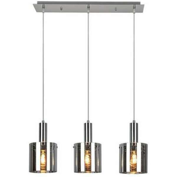 RABALUX Donati, staklo Visilica lampa, hrom, tonirano staklo 2