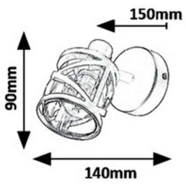 RABALUX Oberon Spot E14 MAX 40W