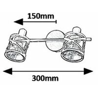 RABALUX Oberon Spot E14 2X MAX 40W