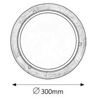 RABALUX Fa Ufo plafonjera D30 E27 60W hrast opal