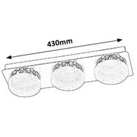 RABALUX Hilary spot, hrom/bela,  LED 15W