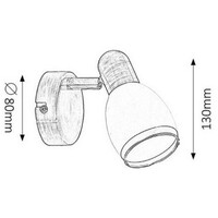 RABALUX Elite spot E14 1x max40W bronza