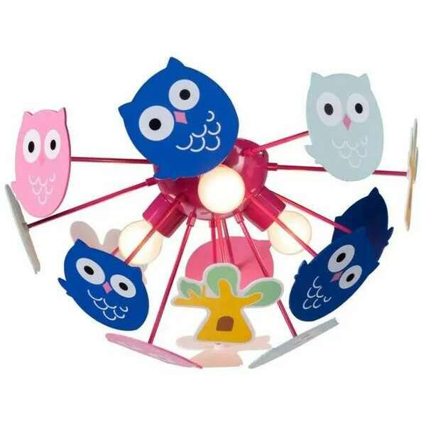 RABALUX Birdy plafonjera E14 3X MAX40W multicolor