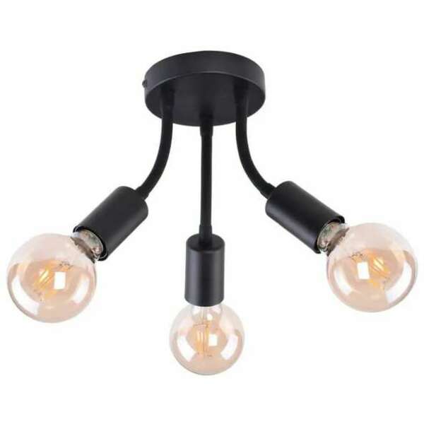 RABALUX Almus plafonska lampa E27 3x60W crna