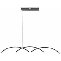 RABALUX River, LED visilica, 40W, 4000K, mat crna metal