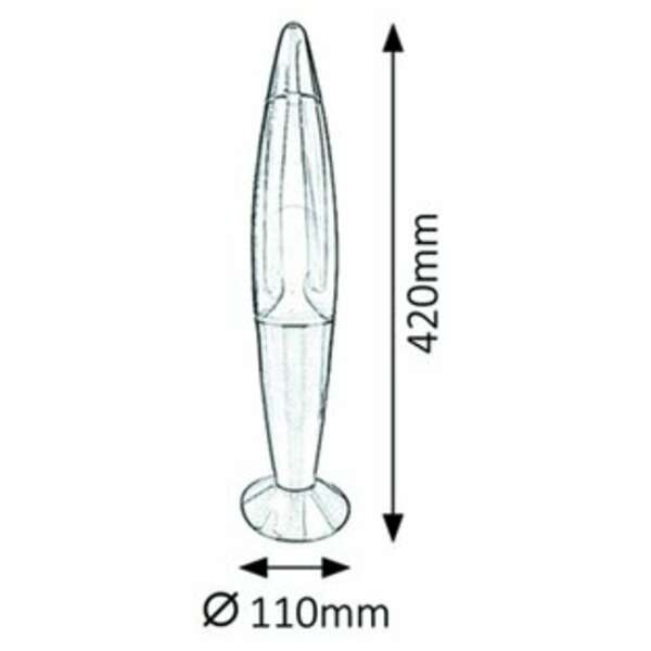 RABALUX Lollipop Rainbow, lava lamp