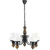 RABALUX Petronel  luster E27, 5x60W, crno