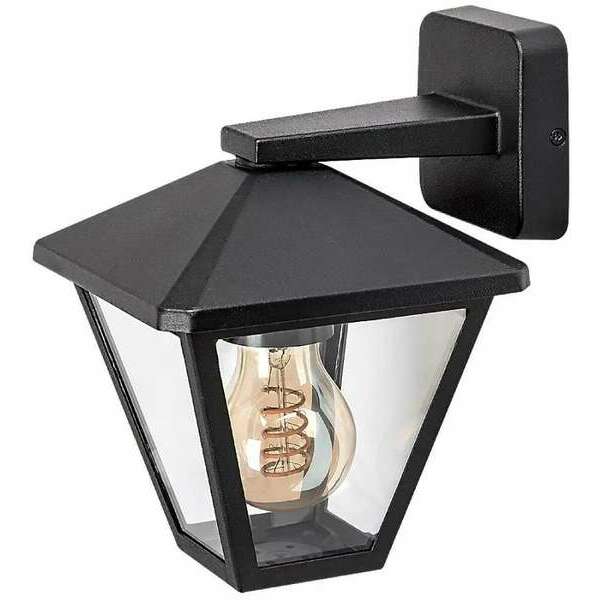RABALUX Paravento spoljna zidna lampa crna aluminijumska E27 40W 2