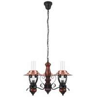 RABALUX Enna  visilica E14 3x40W crno-bakar