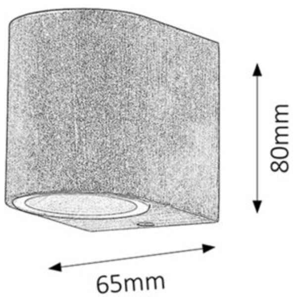 RABALUX Chile spoljna zidna lampa GU10 35W IP44