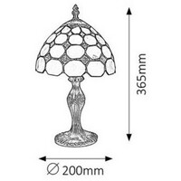 RABALUX Marvel stona lampa E14 40W