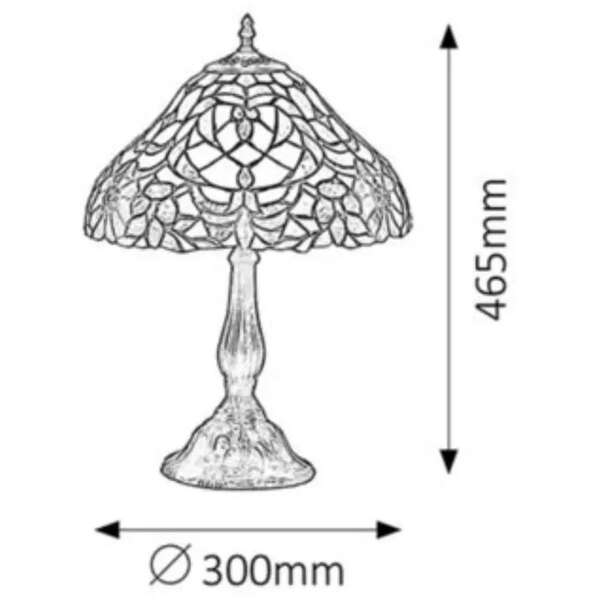 RABALUX Mirella stona lampa E27 60W