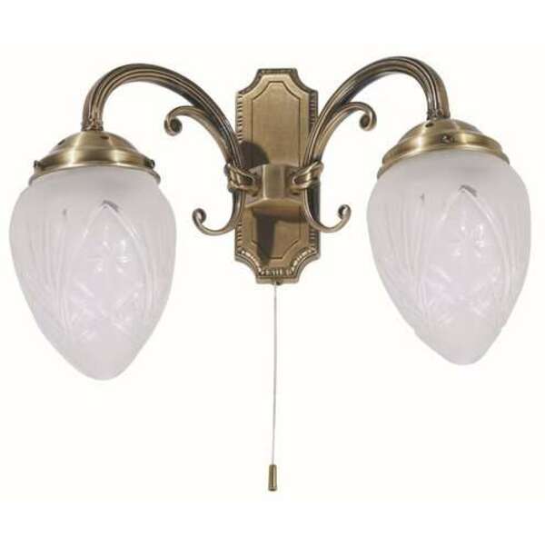 RABALUX Annabella  zidna lampaE14 2x40W bronza