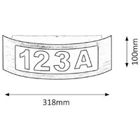 RABALUX Innsbruck spoljna E27 14W staro zlato IP44
