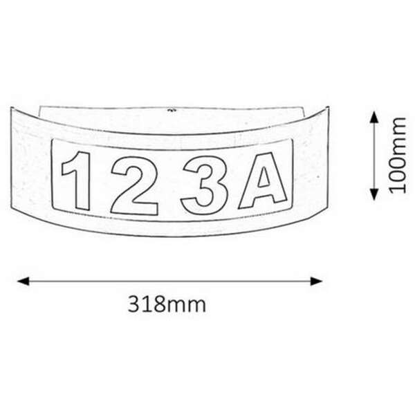 RABALUX Innsbruck spoljna E27 14W celik IP44